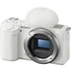 Sony ZV-E10 Mirrorless Camera (Body Only, White) - ILCZV-E10/W