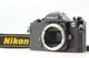 New Seal [Near MINT] Nikon FM Black 35mm SLR Film Camera Body From JAPAN