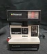 Vintage Polaroid Sun 600 LMS Instant Film Camera With Strap Untested (@13)