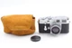 *Mint* Leica M3 Double Stroke RF Film Camera w/ Summicron 5cm F2 Case From JAPAN