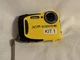 Fujifilm Finepix XP80 Yellow Digital Camera Underwater Waterproof Broken Piece