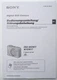User Manual Sony DSC-W5 / W7 / W17 Cyber-shot DSC W5