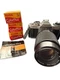 Canon Av-1 35mm Film Camera w/ 55mm Lens+ 3 Rolls Kodak ColorPlus Tested WORKING