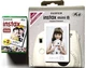BRAND NEW FUJIFILM INSTANT MINI 8 WHITE FUJI CAMERA IN BOX WITH TWO FILM PACKS