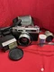 Yashica Electro 35 GS Rangefinder 35mm Film Camera With Shell Case Untested