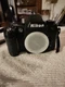 Nikon N80 Autofocus 35mm SLR Film Camera Body For Parts Untested 