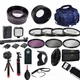  LED LIGHT / LENS / TRIPOD/ PRO Kit for SONY ALPHA A5000 A5100 A6000 A6300 A5300