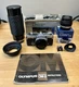 [NEAR MINT]Olympus OM-2 Silver Camera Zuiko 50mm F/1.4 & Sears  60-300 w/extras