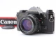 【N MINT】 Canon AE-1  Program Black Film Camera New FD NFD 50mm f/1.4 Lens JAPAN