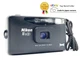 **MINT w/Strap** Nikon AF600 Panorama Black Point & Shoot Film Camera From JAPAN