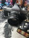 Minolta SR-1 Vintage SLR Camera Black Silver with Lens and Strap NOT  TESTED 
