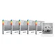 Polaroid Originals BandW 600 Instant Camera Film 8 ExposuresPack of 5