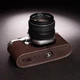 Genuine Real Leather Half Camera Case Bag Cover For Pentax ME/ ME Super/MV/ MV-1