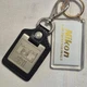 Lot of 2 Vintage Nikon F4 Camera Keychain Acrylic & 35 Ti Leather Key Fob Japan