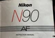 Nikon N90AF film camera instruction book manual English genuine FAST SHIP 935