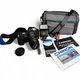 Chinon CP-7m Multi Program SLR Camera with Ozunon Lens, Flash, Bag, Manual