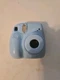 Fujifilm Instax Mini 7+ Instant Camera - Light Blue READ Tested And Working