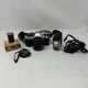 Canon AE-1 Program 35mm SLR Film Camera w/50mm 1:1.8 Canon Lens Flash & Film