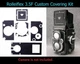 Camera Replacement Skin Cover Leather w/VIDEO ins -  Rolleiflex 3.5F  Japan 1075