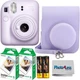 FUJIFILM INSTAX MINI 12 Instant Film Camera (Lilac Purple) + Accessories