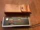 Minolta Autopak 460Tx Pocket Flash 110 Film Telephoto Lens Vintage Leather Case