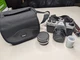 Pentax K1000 35mm SLR Film Camera with 50mm lens Skylight Filter Film Bag Tested