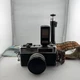Yashica MG-1 35mm Rangefinder Camera w/ Yashica Flash Strap Manual AS-IS