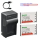 Kastar Battery AC & USB-C Charger for Casio Exilim EX-Z60 EX-Z65 EX-Z70 Z75 Z77
