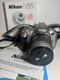 Nikon N55 Silver - 35mm Vintage Film Camera TESTED WORKS with original manuals