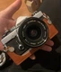 Genuine Leather Half Case Bag Cover For Olympus OM1 OM2n OM3 OM4Ti Film Camera
