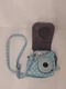 Fujifilm Instax Mini 8 Blue Instant Film Camera With Blue Case - Tested Working