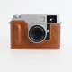 For Fujifilm X-half Camera Bag Protection Dock Case Base Leather Cover Shell