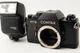 [NEAR MINT+++ w/Flash TLA20] CONTAX RTS 35mm SLR MF Film Camera Body From JAPAN
