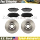 Front Disc Brake Rotors + Ceramic Brake Pads for 2001-2005 Lexus IS300
