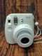 Fujifilm Instax Mini 8 Instant Film Camera White Built-in Flash Fixed Focus