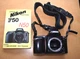 Nikon N50 35mm SLR Film Camera with manual and strap - clean and working
