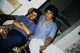 c1980's 35mm Slide Film Two Young Men Coca Cola Sign Floral Chair Man Wall