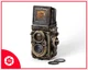 Rollei Rolleiflex 3.5F TLR BURNT CAMERA For Decoration Parts SOLD AS IS