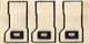 Precut Light Seal Kit 3 Sets for RICOH GR1 GR1s GR1v GR10 GR21 R1 R1s
