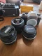 Nikon FG 35mm Film SLR Camera Chrome + Series E 50mm f/1.8 + Nikkor 50mm f/1.8