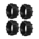 Set of 4 Pulley 100x40mm Replacement Lawn Robot Rubber Texture