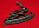 Vintage Canon Black Rubber & Nylon OEM Neck Strap for 35mm SLR AE-1 AV-1 A-1