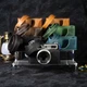 Handmade Real Leather Half Camera Case Bag Cover Shoulder Strap For Yashica 35GS
