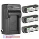Kastar Battery AC Wall Charger for DB-20 DB-20L & Ricoh RDC-6000 RDC-7 RDC-7S