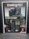 1981 Vintage Ads, Printed Ad, Konica FS-1 35mm Camera Ad (1278)