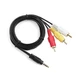 AV A/V Audio Video TV Cable/Cord/Lead For Panasonic PV-GS180 PV-GS150 PV-GS70 P