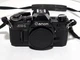 Canon AE-1 Black 35mm Film SLR Camera Body - Tested & Working