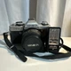 Minolta XG-1 35mm Camera With Minolta MD 50mm Lens Japan + Flash Untested