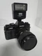 Vivitar V335 35mm SLR Film Camera w/ Lens & Focal M-200 Flash Bundle