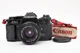 【 NEAR MINT w/Strap 】 Canon AE-1 Camera  SLR Black NFD 50mm f/1.4 From Japan
